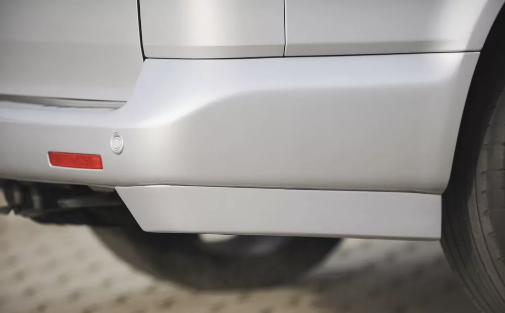 Rieger Heckschürzenansatz für VW T5 Bus -  09.09- (ab Facelift) carbon optik