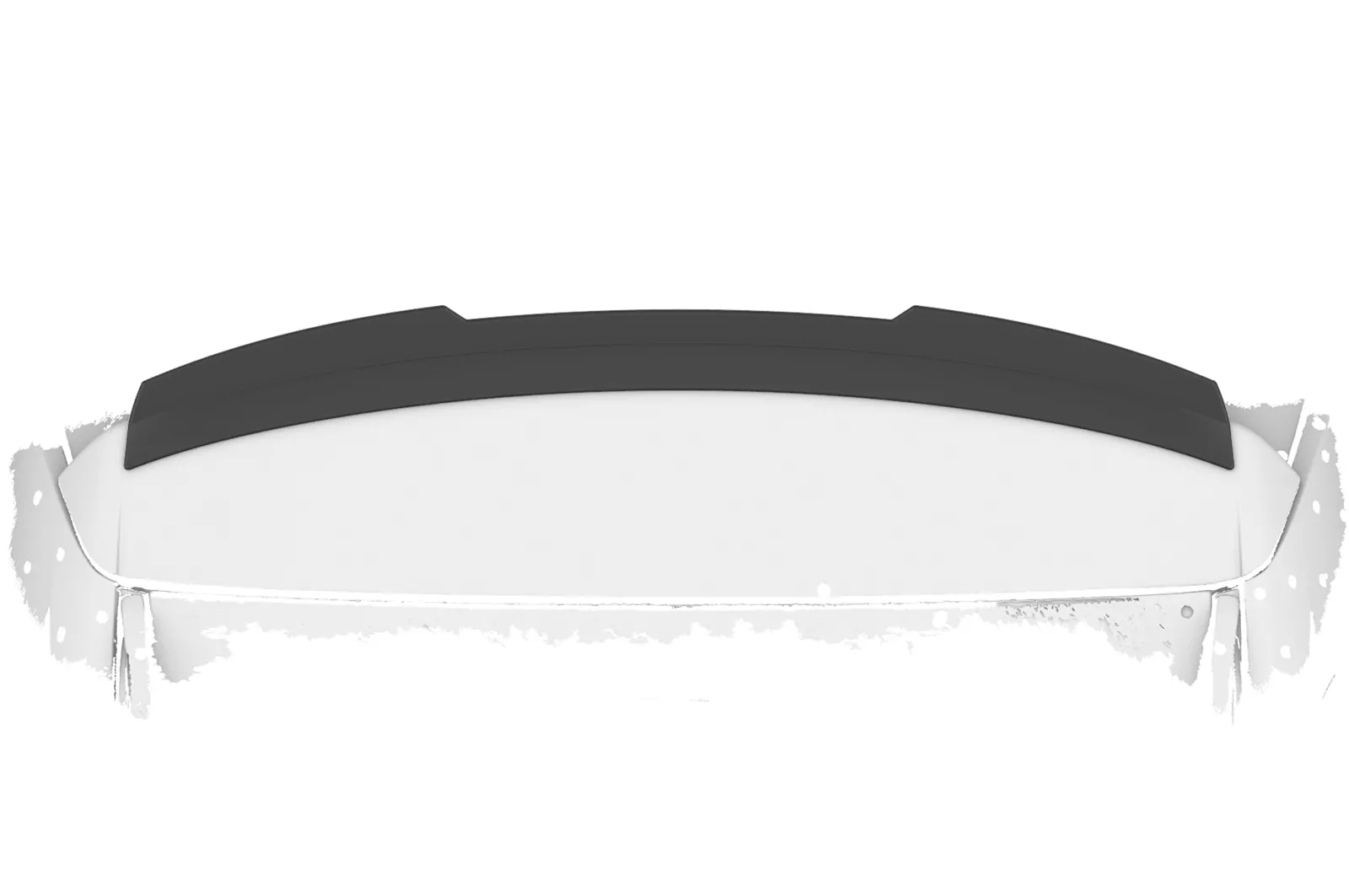 Heckflügel mit ABE für BMW X3 F25 HF671 Strukturiert (schwarz matt)