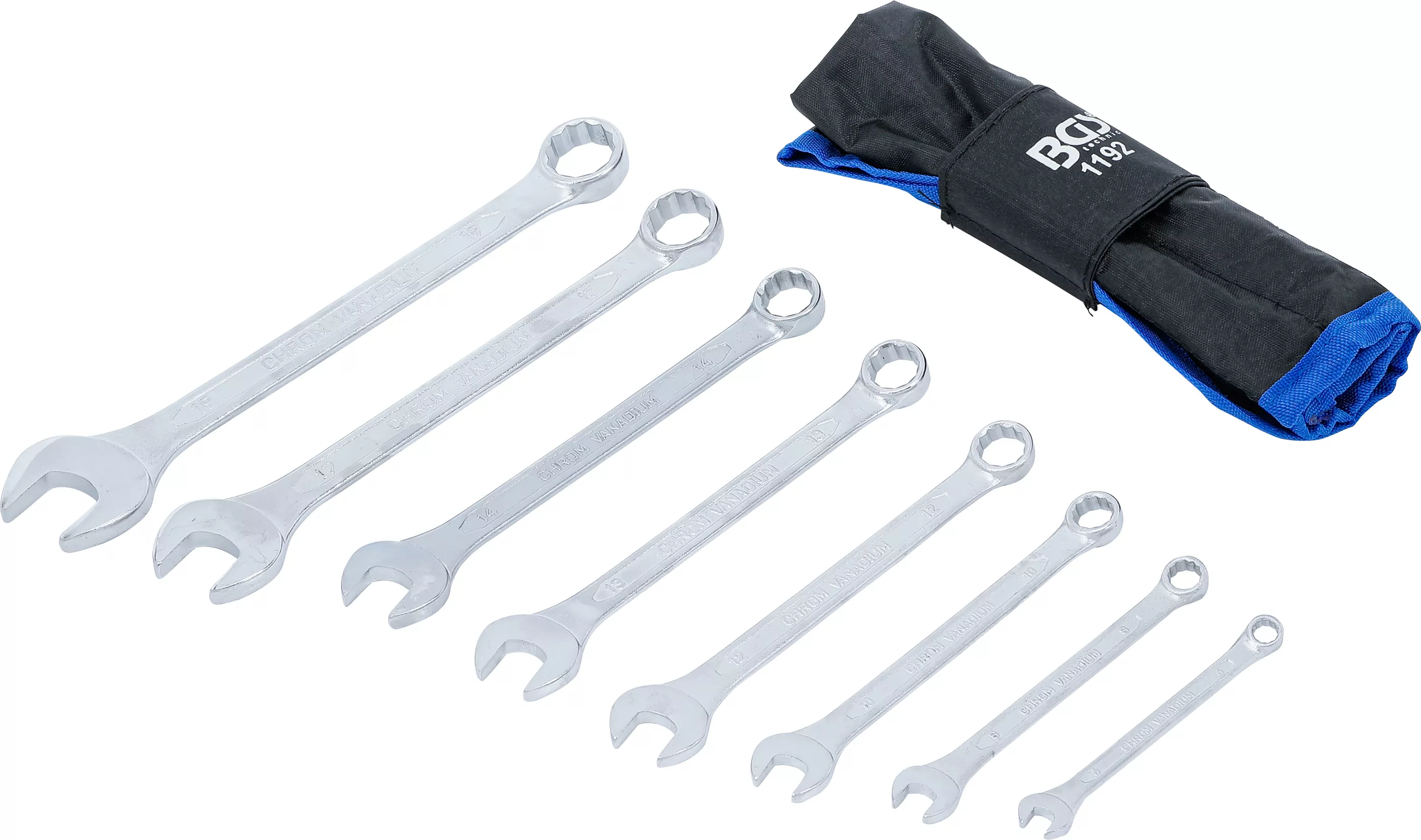 Maul-Ringschlüssel-Satz | SW 6 - 19 mm | 8-tlg.