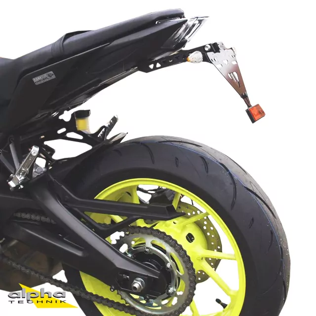 alpha Technik Kennzeichenhalter Yamaha MTN850-A,MT09 ABS,MT09SP;Typ RN43; Modelljahr 2017-