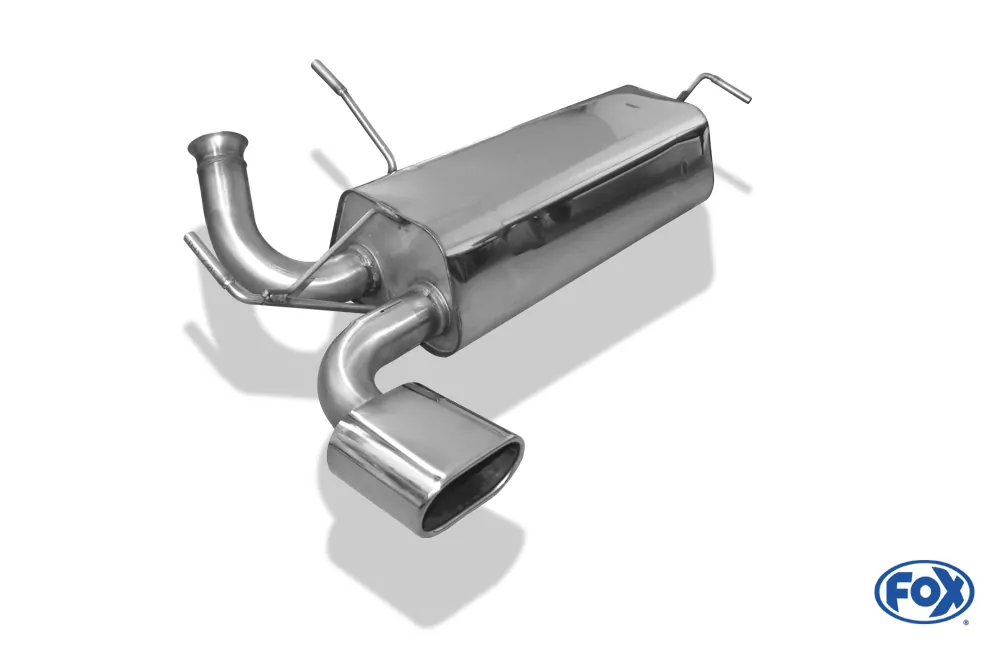 Peugeot 206 RC  Endschalldämpfer quer - 135x80 Typ 52