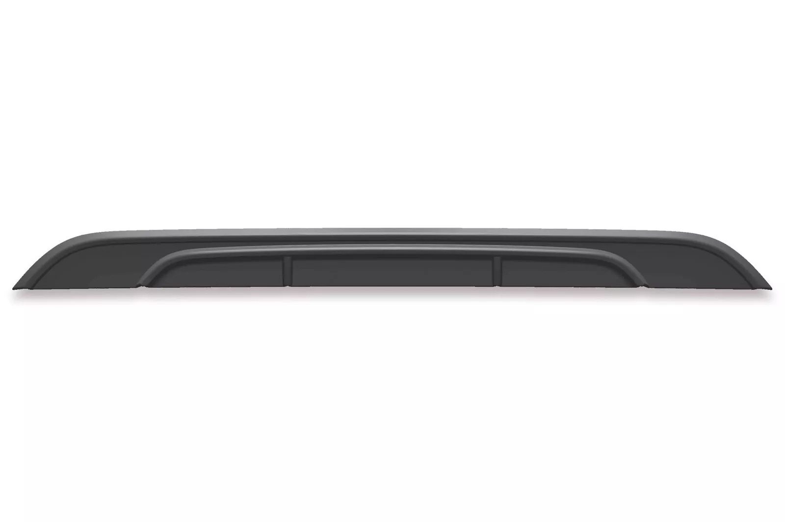 Heckansatz für VW up! (vor Facelift) Lackierfreundlich (schwarz matt)