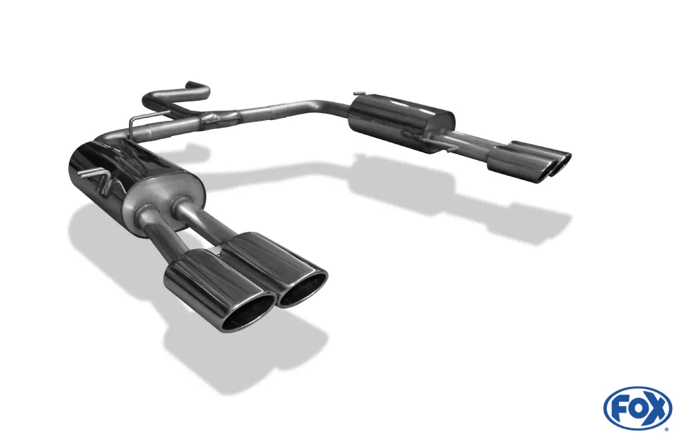 VW Bus T5/ T6  Endschalldämpfer Ausgang rechts/links - 2x115x85 Typ 32 rechts/links