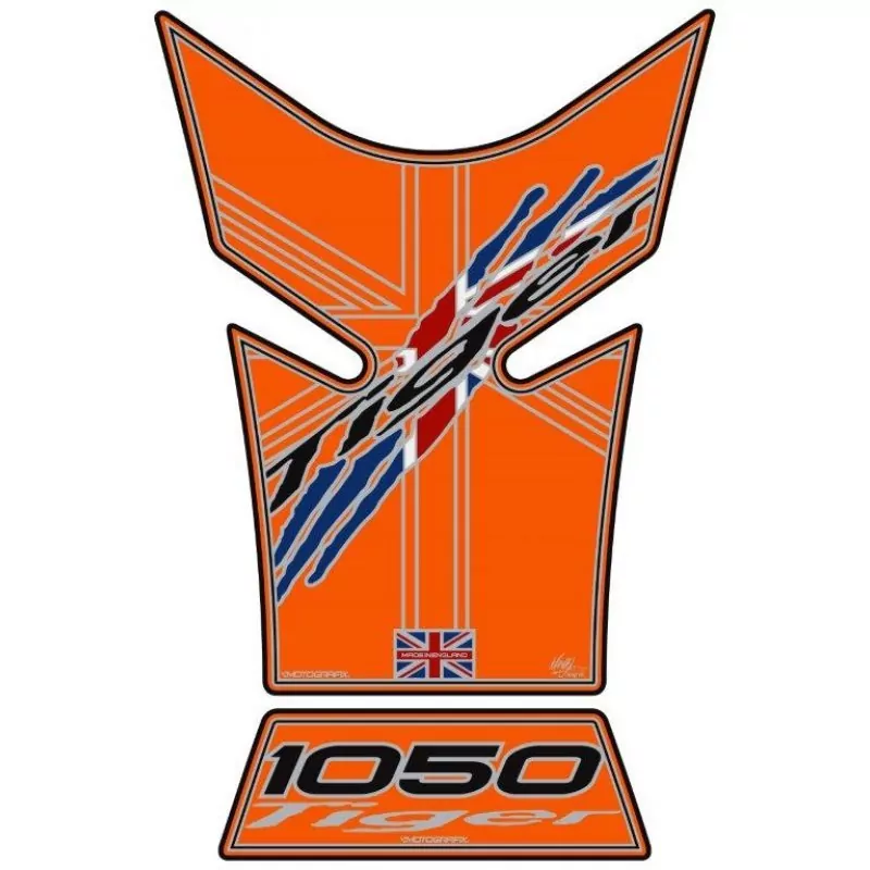 Motografix Triumph Tiger 1050 3D Gel Tank Pad Protector TT030O
