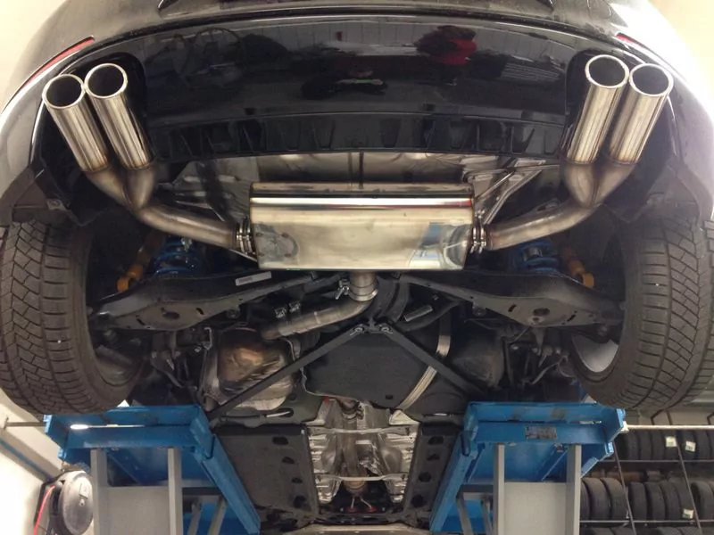 VW Beetle 2,0l - 16 (5C) Coupe & Cabrio  Endschalldämpfer Ausgang rechts/links - 2x80 Typ 16 rechts/links