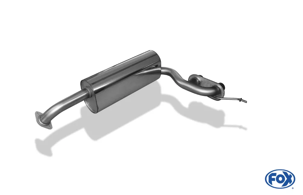 Hyundai Veloster  Endschalldämpfer mit Ausgang in den originalen Endrohren