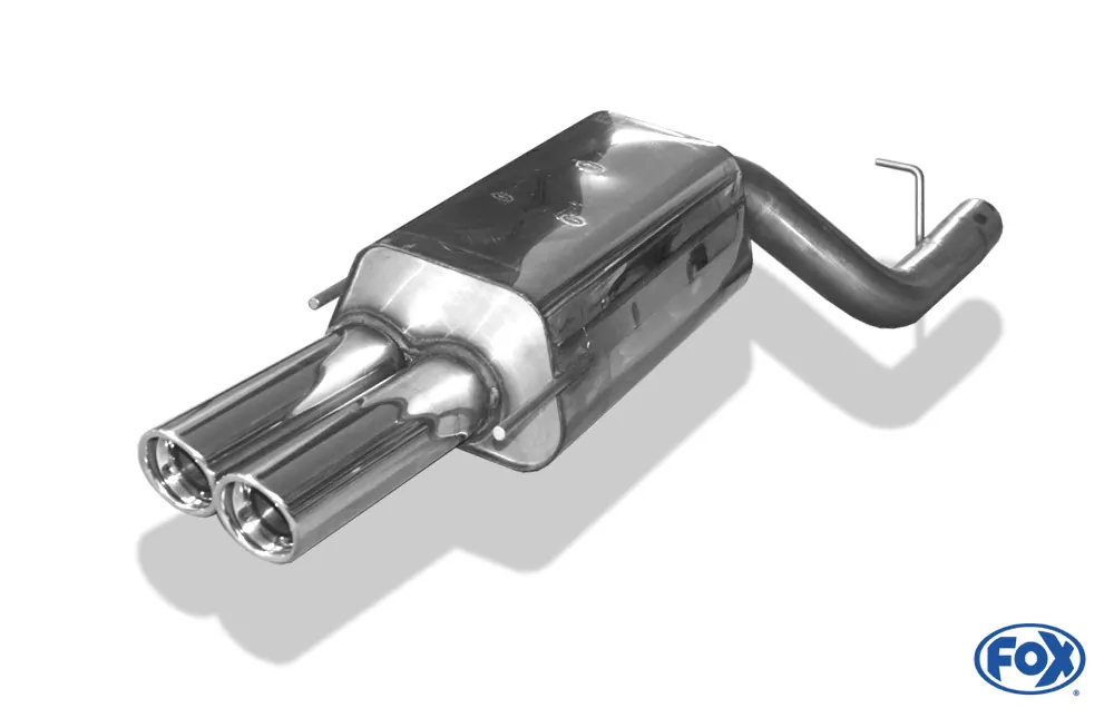 Mercedes CLK Typ 209  Endschalldämpfer einseitig Ø70mm - 2x80 Typ 17