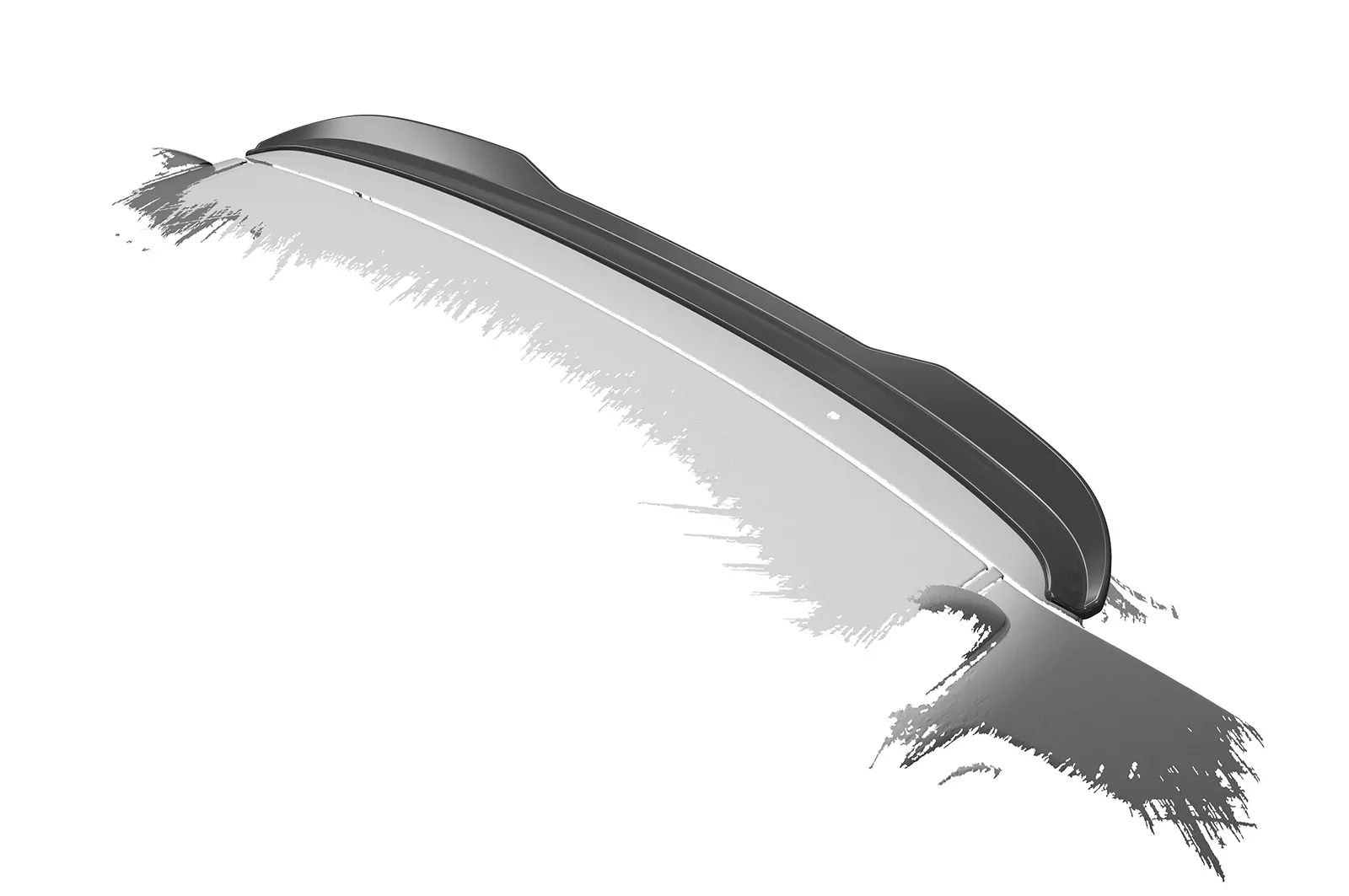 Heckflügel mit ABE für Audi A4 B5 (Typ 8D5) Avant HF828 Schwarz Strukturiert