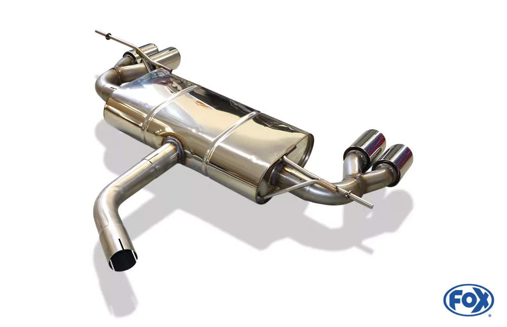 VW Scirocco - 13  Endschalldämpfer Ausgang rechts/links Ø55mm - 2x76 Typ 17 rechts/links