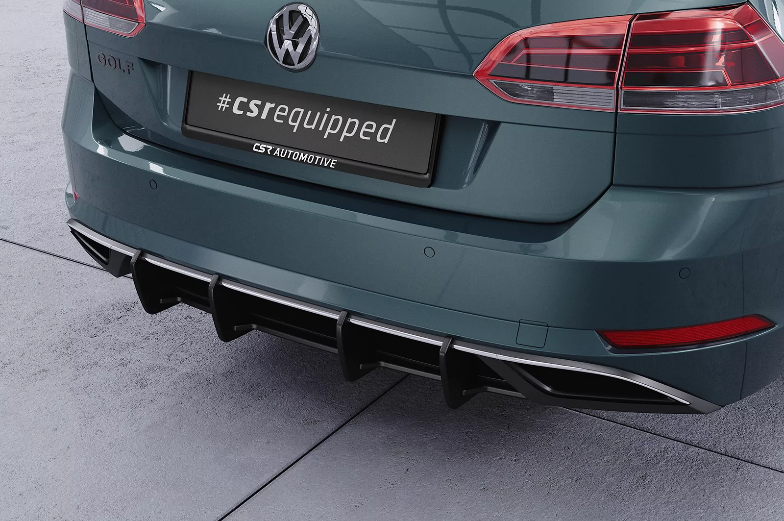 Racing Diffusor / Heckansatz für VW Golf 7 (Typ AU) Variant HA354