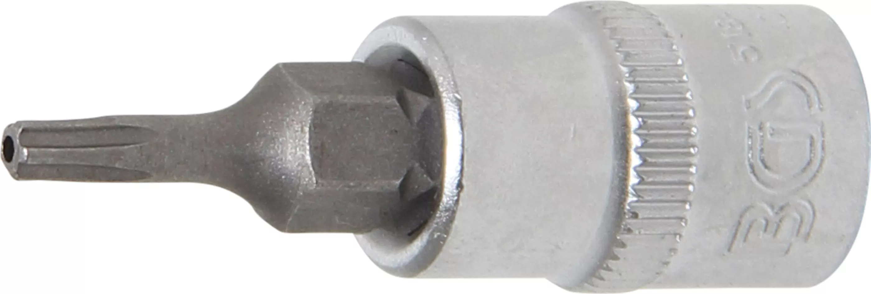 Bit-Einsatz | Antrieb Innenvierkant 6,3 mm (1/4") | TS-Profil (für Torx Plus) mit Bohrung TS10