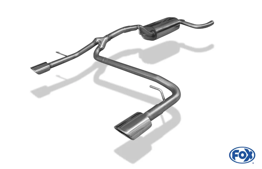 Ford Focus III Fließheck - Diesel  Endschalldämpfer Ausgang rechts/links - 106x71 Typ 32 rechts/links