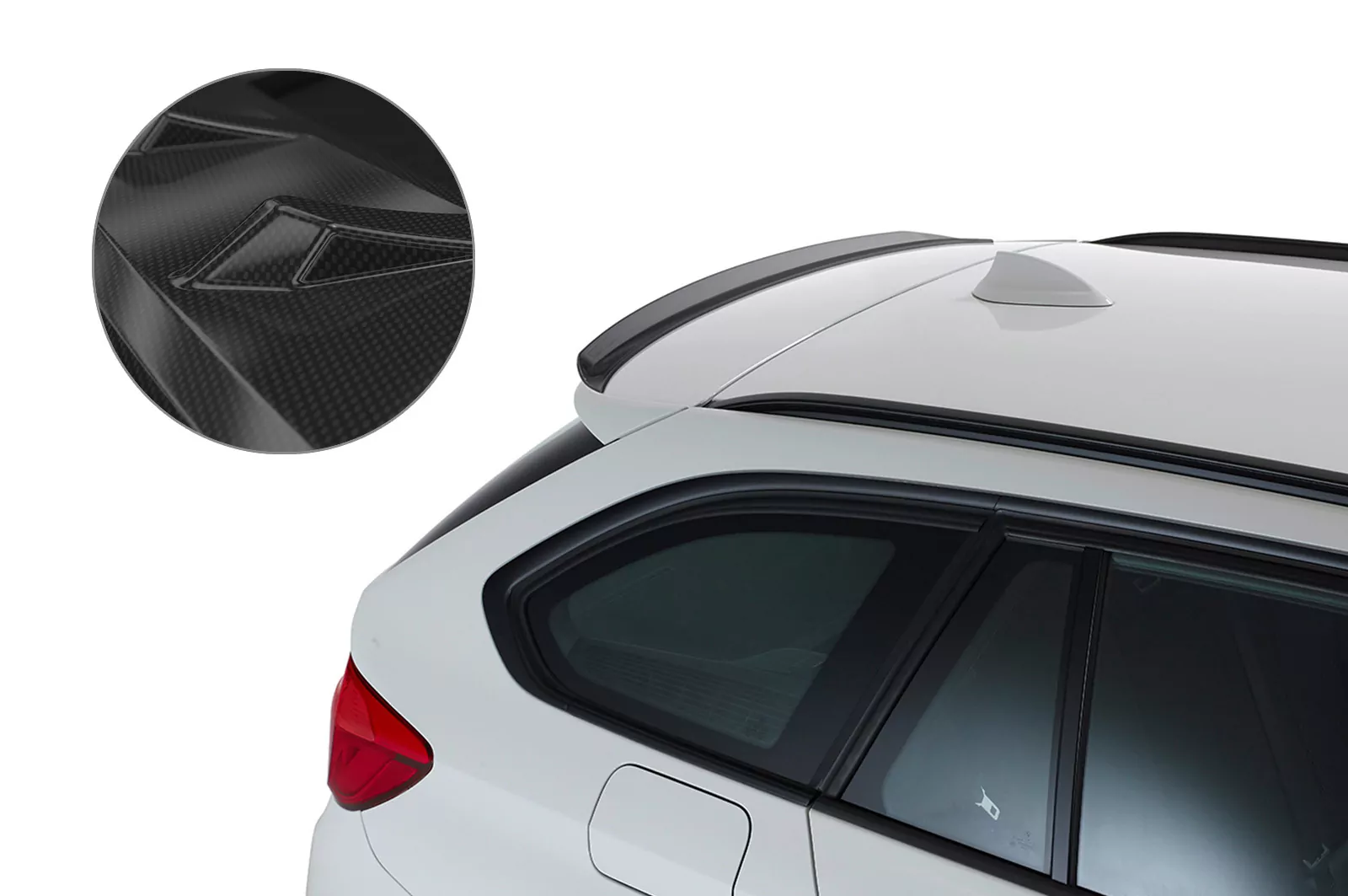 Heckflügel mit ABE für BMW 3er F31 Touring HF751-C Carbon Look Hochglanz