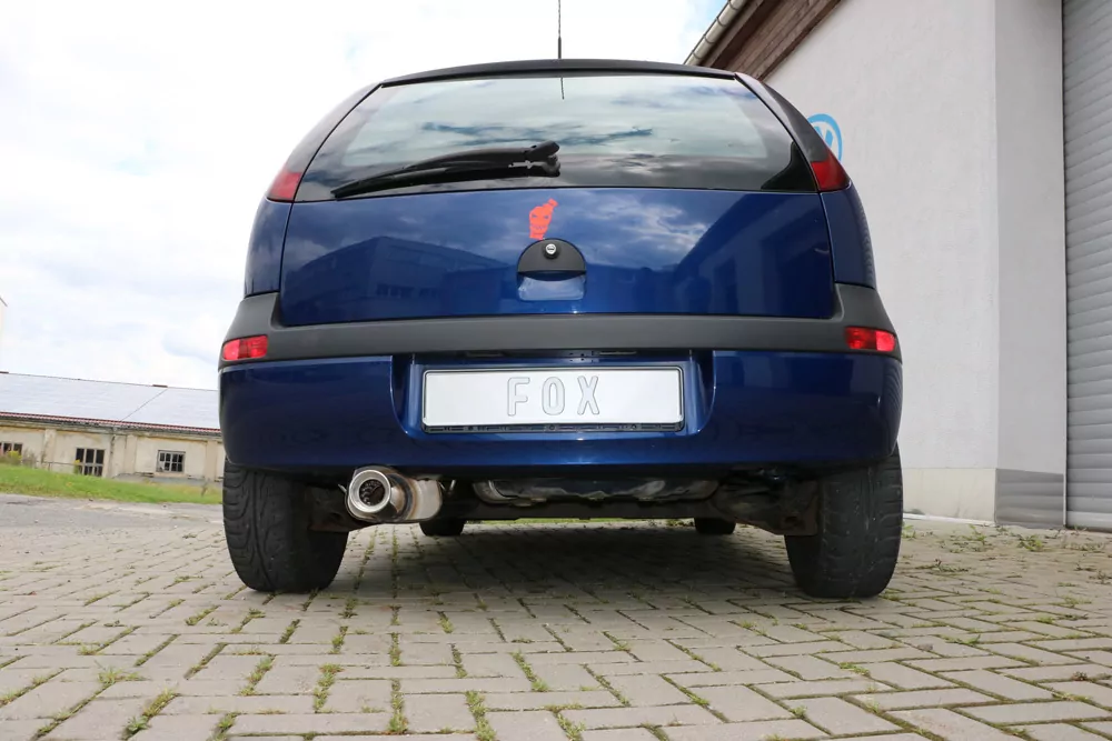Opel Corsa C  Endschalldämpfer - 1x90 Typ 13