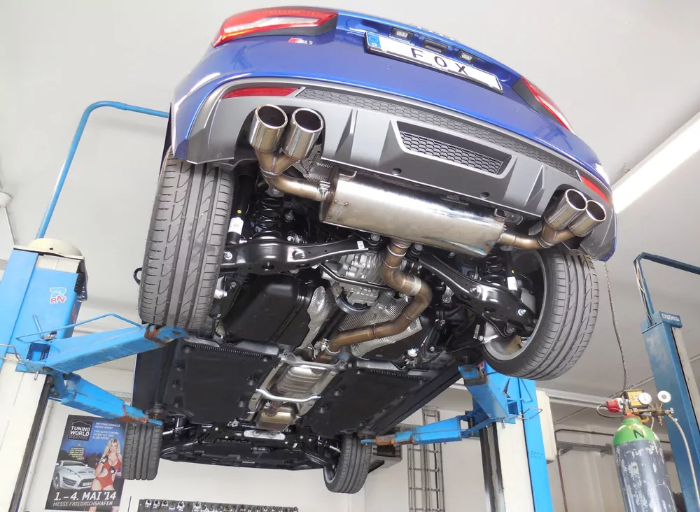 Audi S1 quattro  Endschalldämpfer Ausgang rechts/links - 2x90 Typ 12 rechts/links