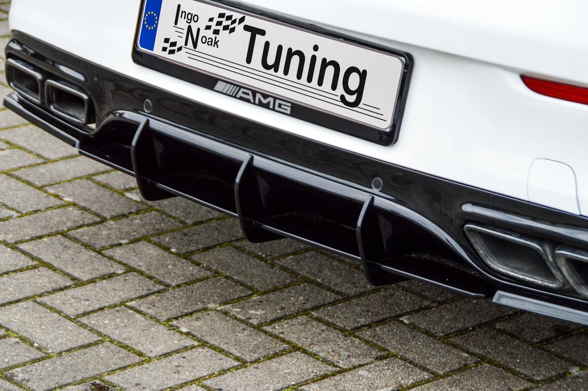 Gefräster Heckansatz mit Seitenteilen für Mercedes C-Klasse C63AMG C205/A205 Coupe Cabrio