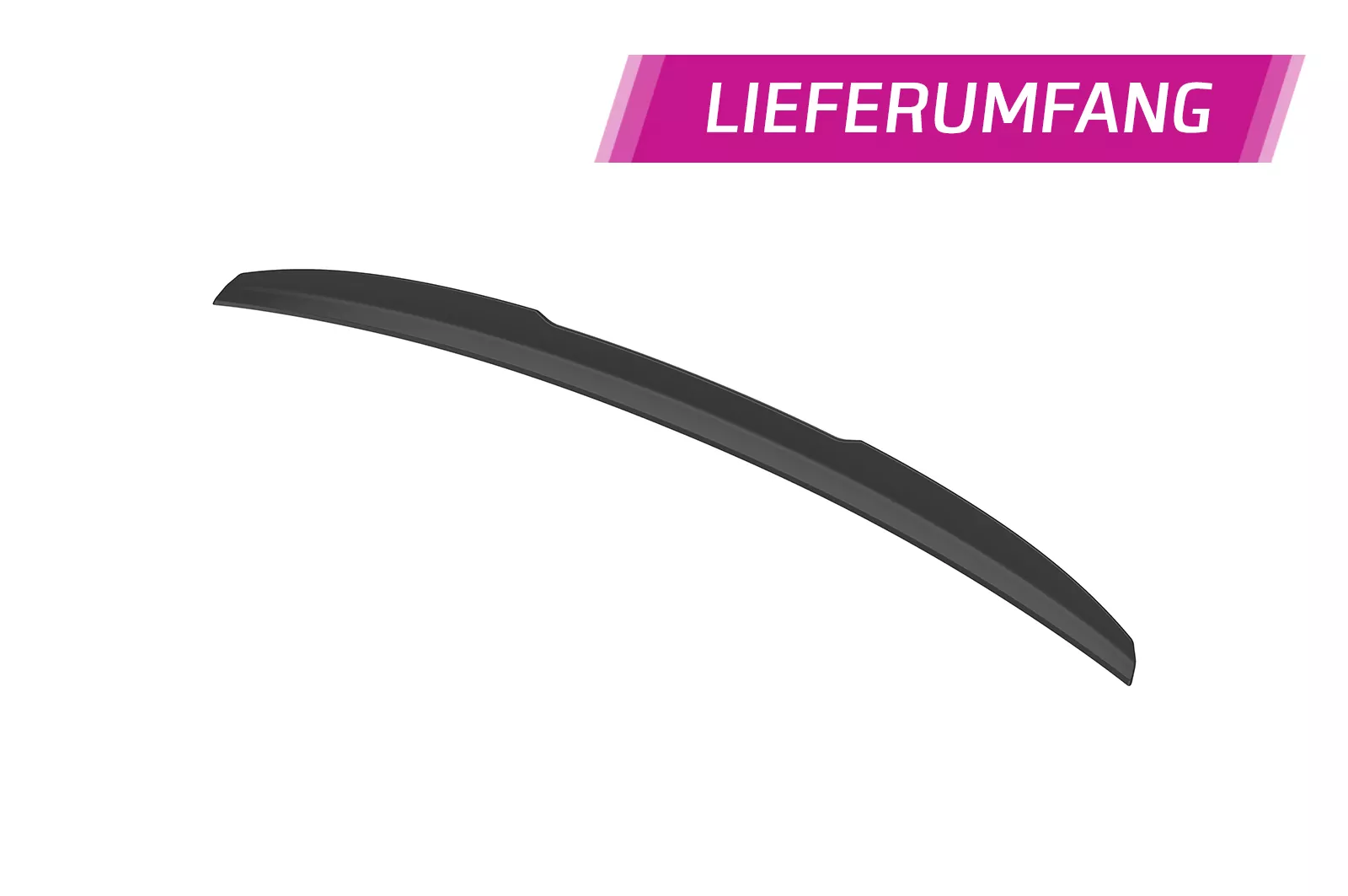 Heckflügel mit ABE für Polestar 2 HF104 Schwarz Strukturiert