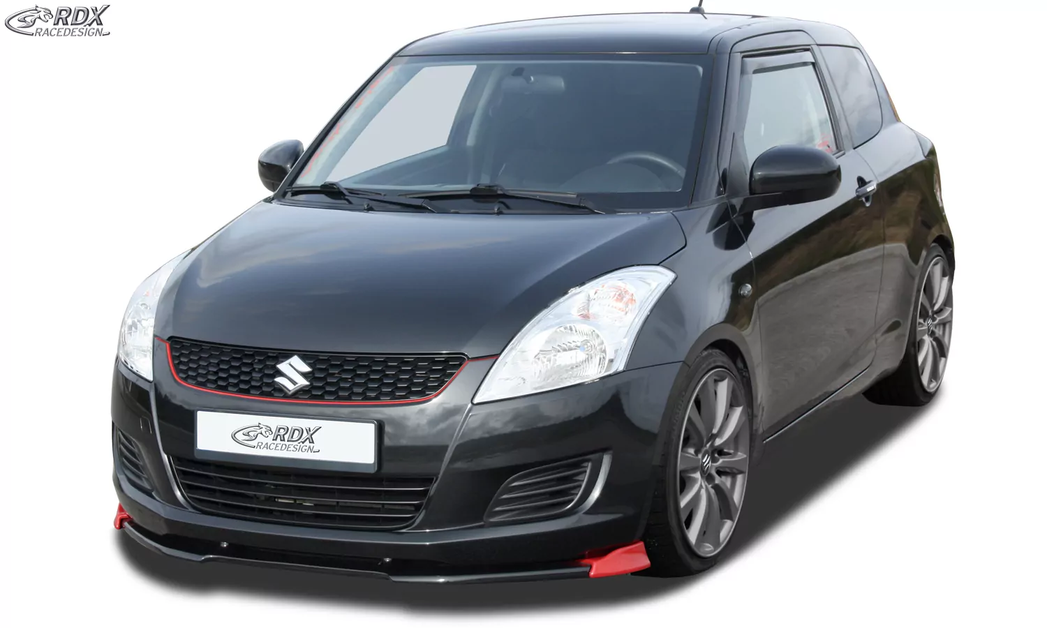 RDX Frontspoiler VARIO-X für NISSAN Swift FZ/NZ 2010-2013 Frontlippe Front Ansatz Vorne Spoilerlippe