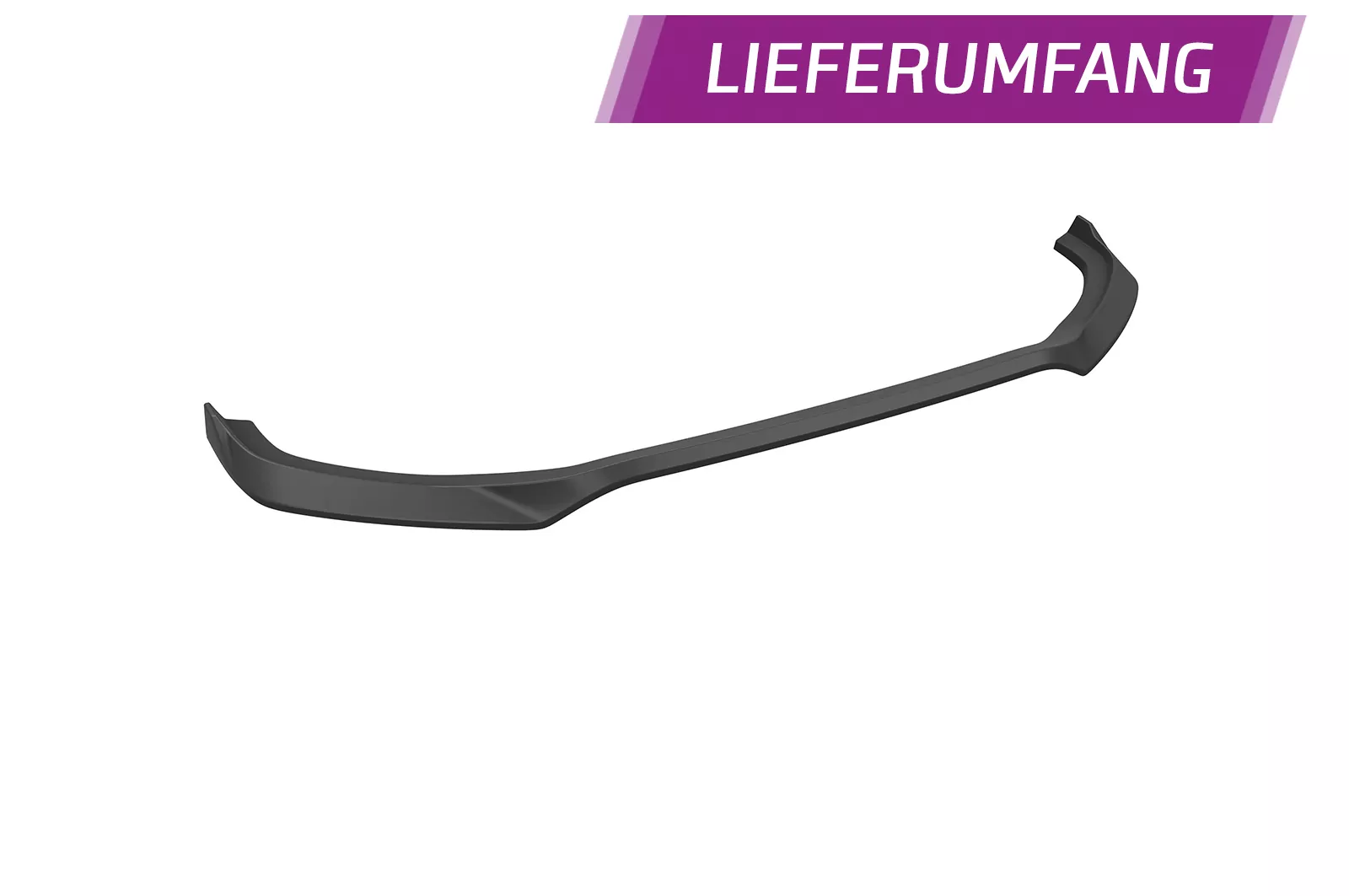 Cup-Spoilerlippe mit ABE für Audi Q7 (4M) S-Line / SQ7 (4M) CSL758 Schwarz Strukturiert