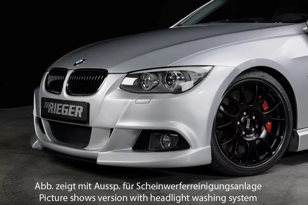 Rieger Spoilerstoßstange für BMW 3er E93 - Cabrio 03.10- (ab Facelift) LCI carbon optik