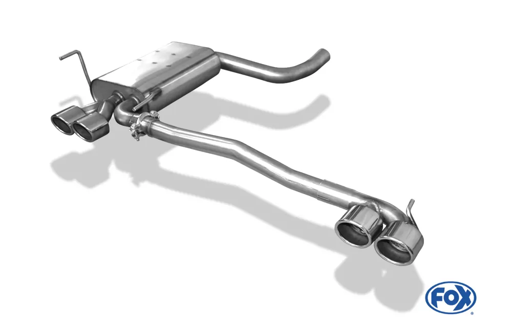 Mercedes CLK Typ 208  Endschalldämpfer Ausgang rechts/links - 2x88x74 Typ 32 rechts/links