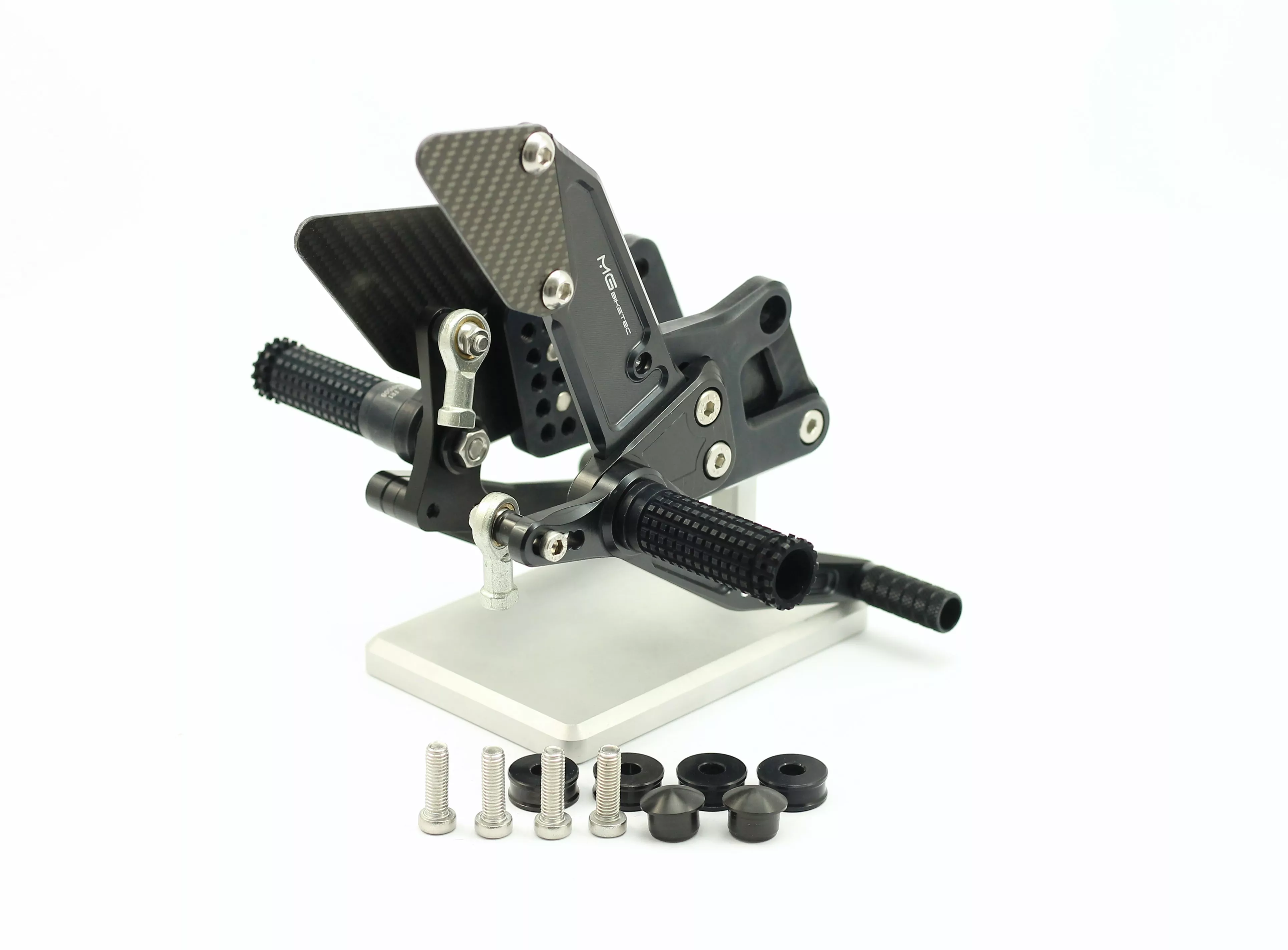 MG Biketec Sportfussrastenanlage / Rastenanlage / Fußrastenanlage mit ABE, gültig in D - A - CH für Yamaha FZ-1 ab 2006