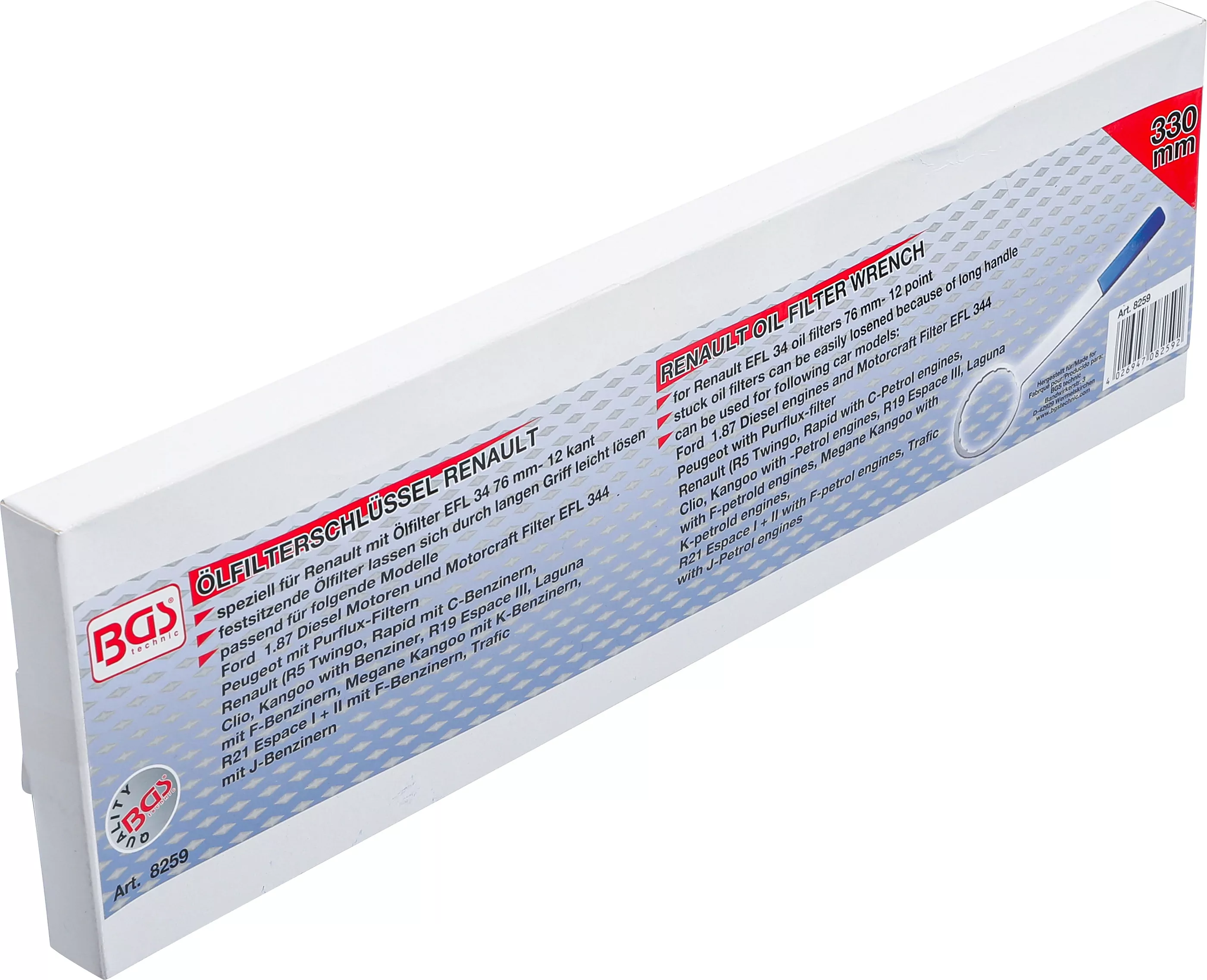 Ölfilterschlüssel | Zwölfkant | für Renault | SW 76 mm