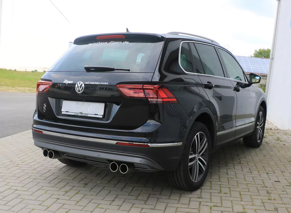 VW Tiguan II Benzin - 4motion  Endschalldämpfer Ausgang rechts/links - 2x90 Typ 12 rechts/links