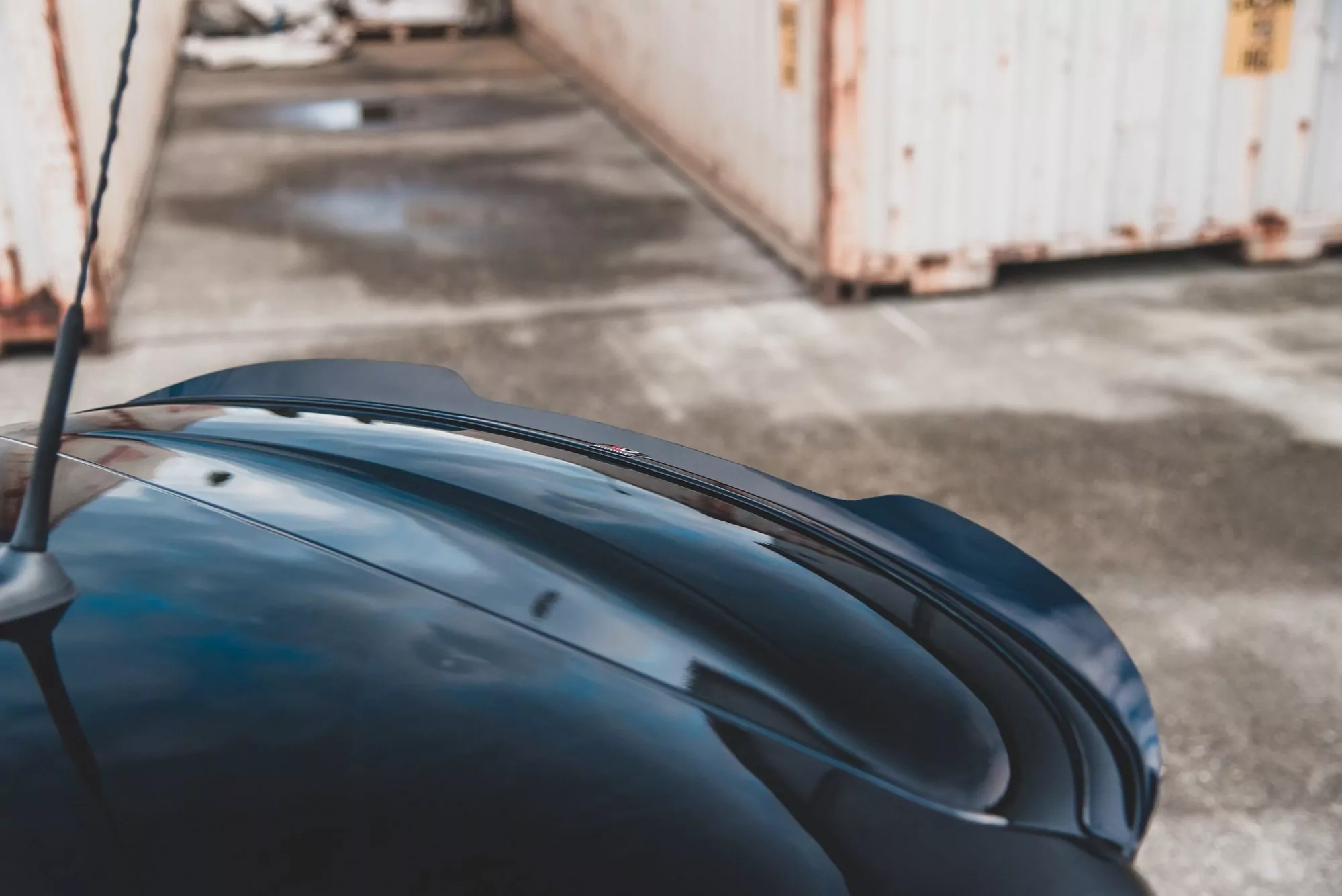 Spoiler CAP Passend Für Passend Für Mini Countryman Mk1 JCW Schwarz Hochglanz Schwarz Hochglanz