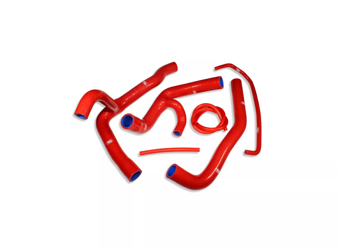 SAMCO SPORT Siliconschlauch Kit Racing Hose Kit rot für Yamaha YZF-R6 Modelljahr 2006-2023