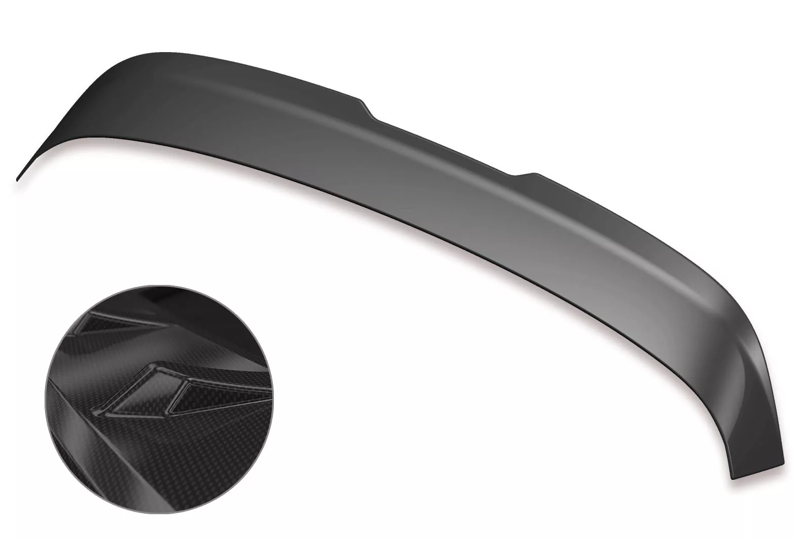 Heckflügel mit ABE für VW T-Cross HF596-C Carbon Look Hochglanz