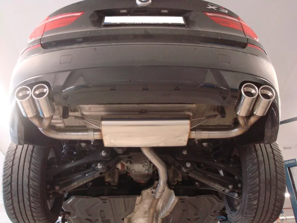 BMW X3 F25  Endschalldämpfer quer Ausgang rechts/links - 2x90 Typ 17 rechts/links