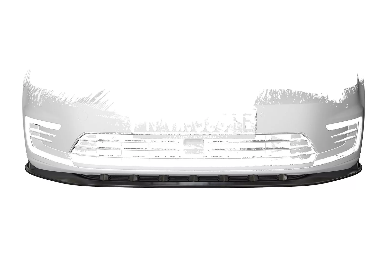 Cup-Spoilerlippe mit ABE für VW e-Molf CSL474-M Carbon Look (matt)