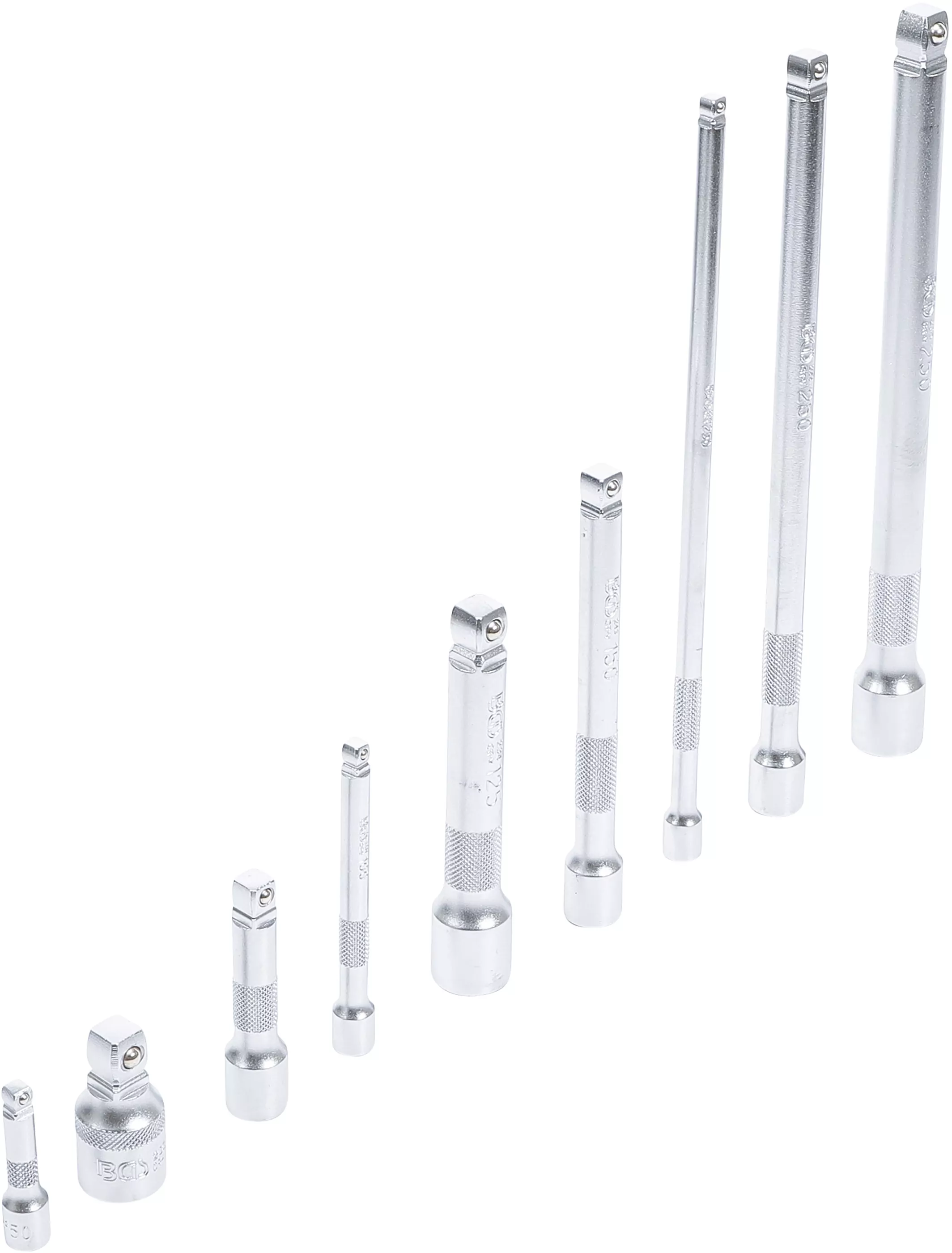 Kippverlängerungs-Satz | 6,3 mm (1/4"), 10 mm (3/8"), 12,5 mm (1/2") | 9-tlg.