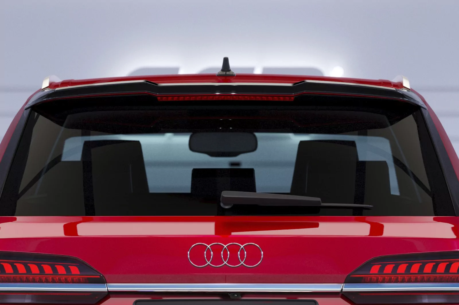 Heckflügel mit ABE für Audi Q7 S-Line / SQ7 (4M) HF994 Schwarz Strukturiert