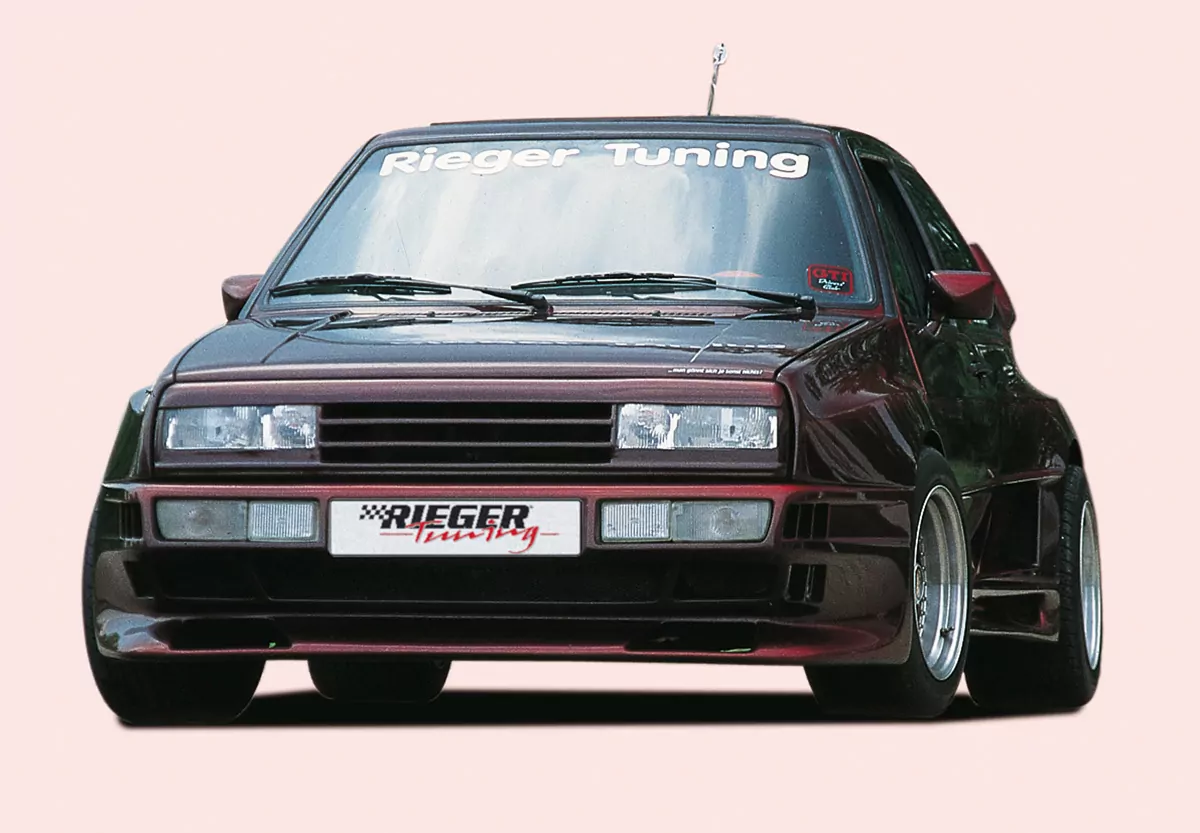 Rieger Seitenschweller Breitbau II für VW Golf 2 -  83-91 carbon optik