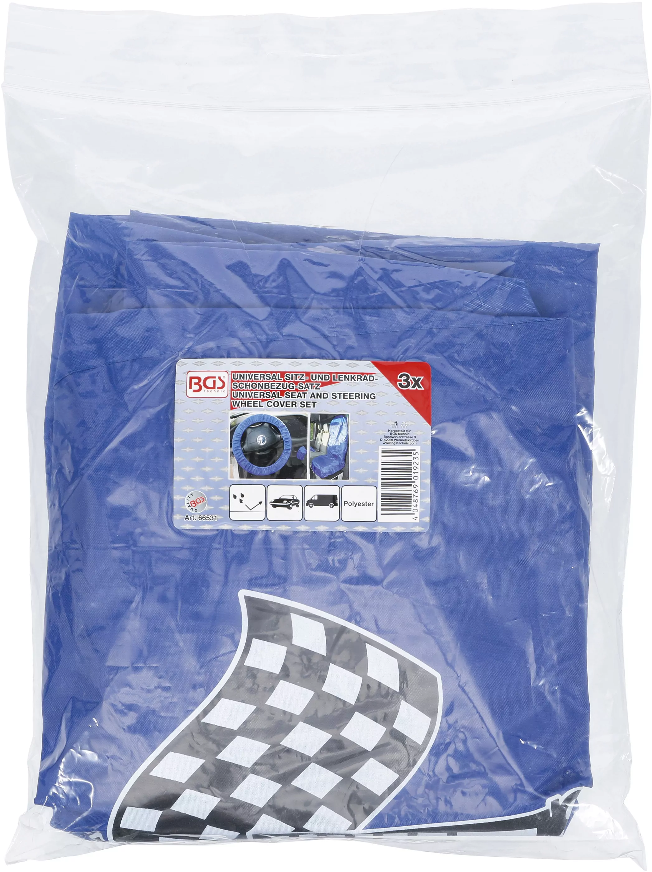 Sitz- und Lenkrad-Schonbezug-Satz | universal | Polyester