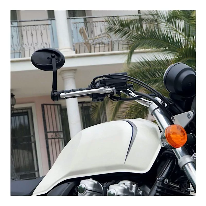 FAR Lenkerendenspiegel Cafe Racer Ovale | 7625 7626 | Lenker 13-22mm | E-geprüft