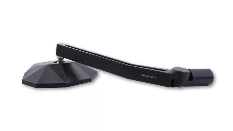 HIGHSIDER pro Handlebar Mirror Stealth-X1 Black (Pair)