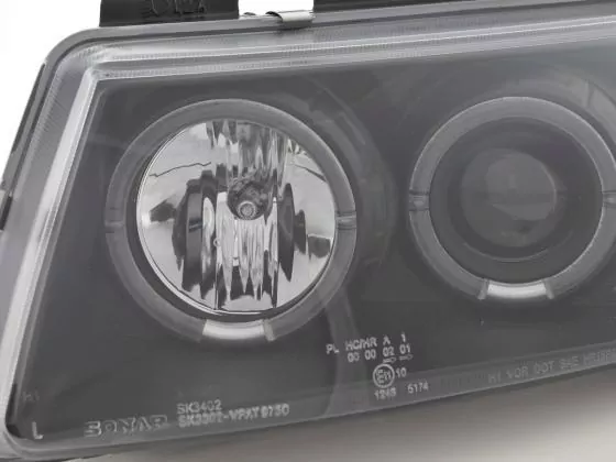 Scheinwerfer Set VW Passat Typ 3B Bj. 97-00 schwarz