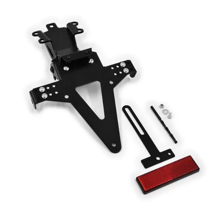 Kennzeichenhalter-Set | YAMAHA MT 07 | 13-20 verstellbar | inklusive Reflektor | Halter | KZB