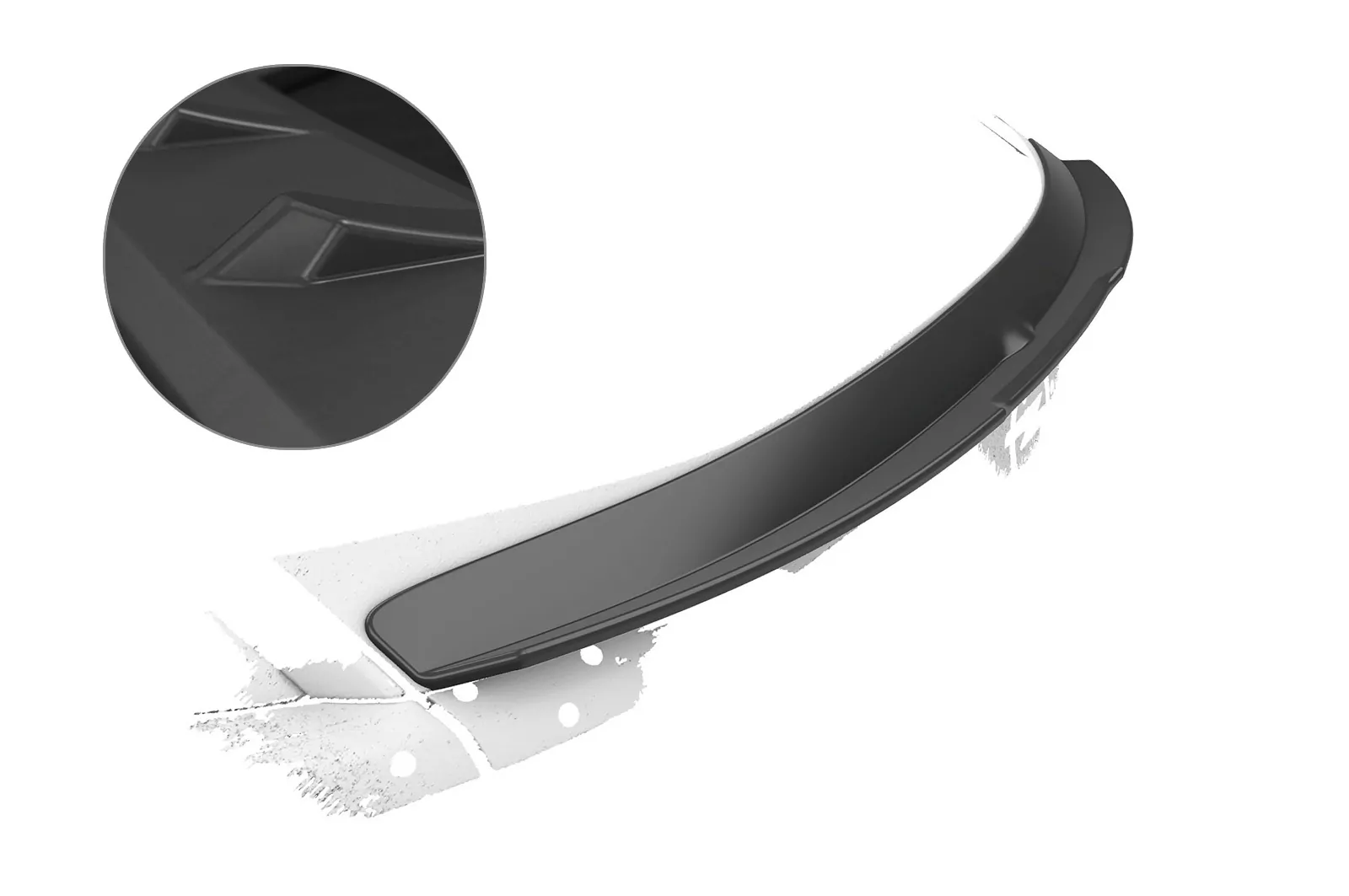 Heckflügel mit ABE für Opel Insignia B Sports Tourer Lackierfreundlich (schwarz matt)