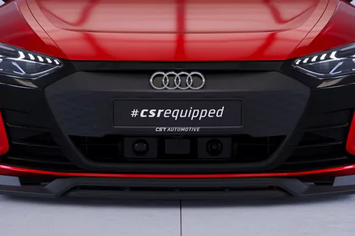 Cup-Spoilerlippe mit ABE für Audi e-tron GT CSL708 Schwarz Strukturiert