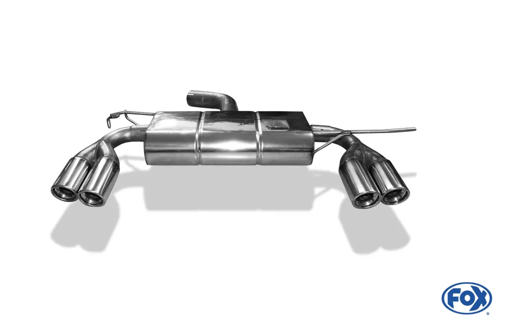 VW Golf V - GTI "Edition 30"  Endschalldämpfer Ausgang rechts/links  - 2x76 Typ 17 rechts/links