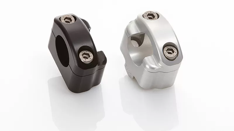 LSL Clamping brackets í˜22,2/í˜28,6/black,+25mm