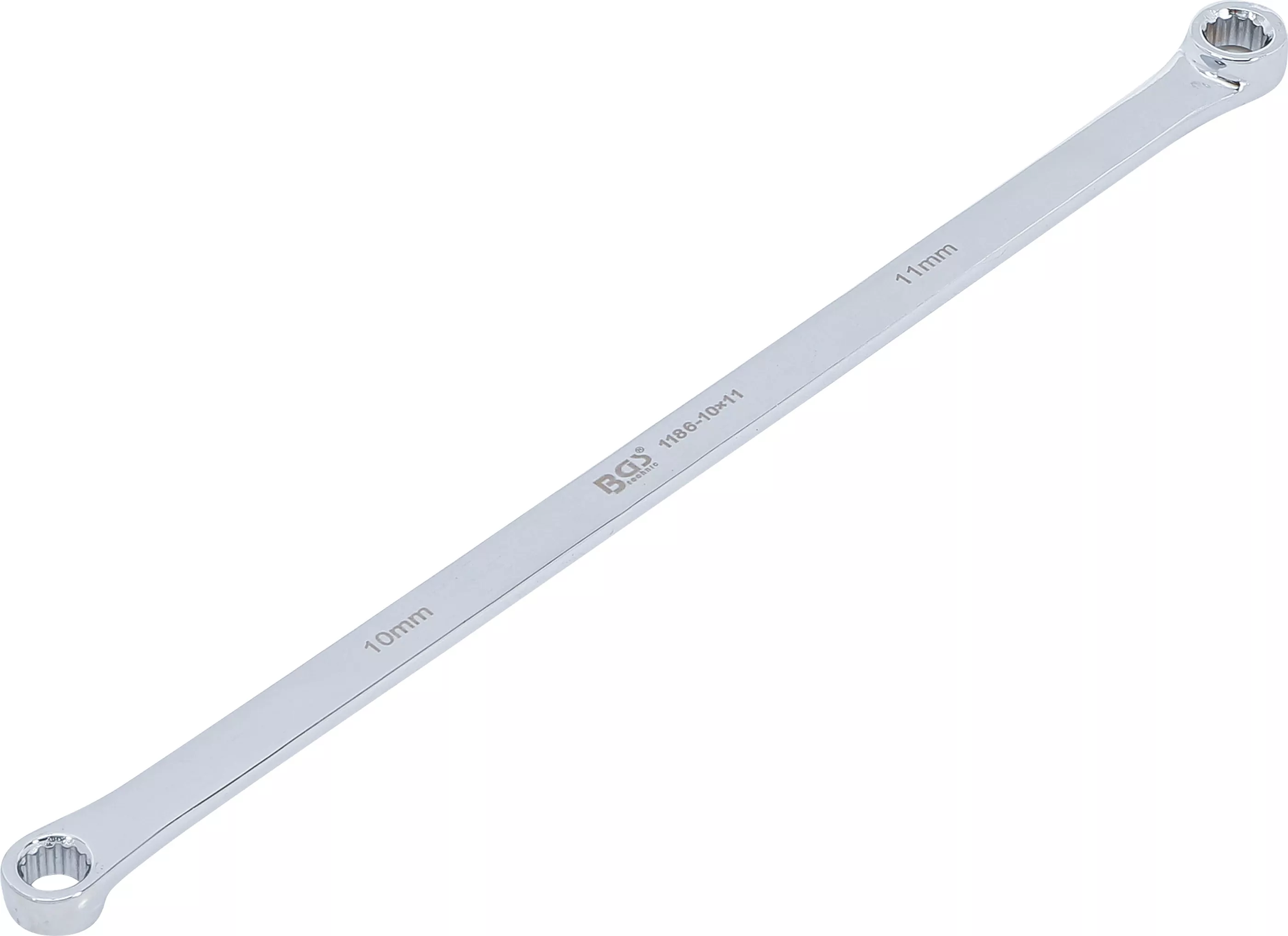 Doppel-Ringschlüssel | extra lang | SW 10 x 11 mm