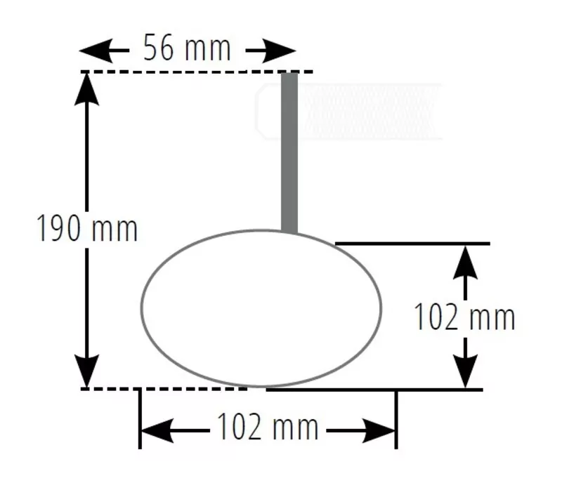 HIGHSIDER pro Lenkerendenspiegel Montana-Blast Evo Schwarz (1Stck.)