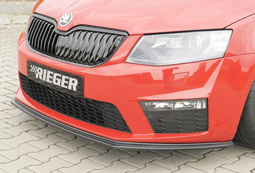 Rieger Spoilerschwert für Skoda Octavia RS (5E) | Combi 06.13-01.17 (bis Facelift) für orig. RS-Frontschürze