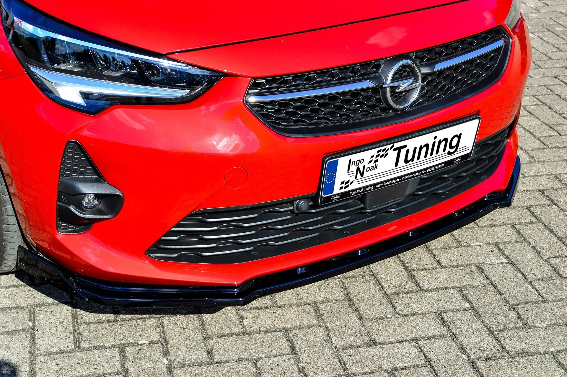 Cup Frontspoilerlippe mit Wings für Opel Corsa F ab Bj.2019-