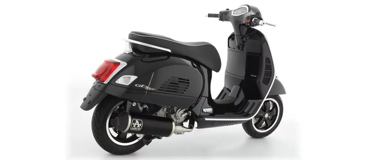 Arrow Urban Aluminium Schwarz PIAGGIO VESPA GTS 300 HPE 21-23